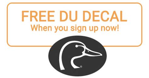 Free Ducks Unlimited Decal - Julie's Freebies