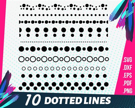 DOTTED LINES SVG, dotted line clipart, zigzag svg, relationship svg ...