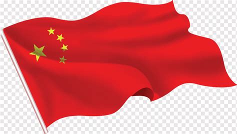 Chinese flag, china, flag, red png | PNGWing