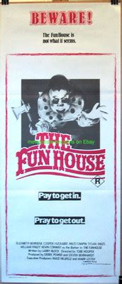 THE FUNHOUSE MOVIE POSTER Original Australian Daybill TOBE HOOPER HORROR FILM | #461457887