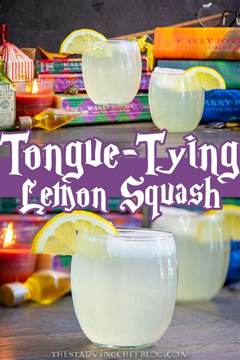 Tongue Tying Lemon Squash COPYCAT Recipe - The Starving Chef