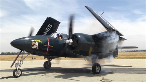 F7F-3P Tigercat 'Here Kitty, Kitty!' flight 2017 - YouTube