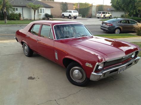 1970 Chevrolet Nova Base Sedan 4-Door 4.1L