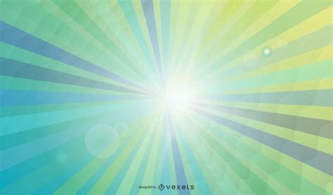 Sun Rays Background Vector