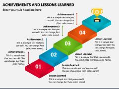 Achievements and Lessons Learned PowerPoint and Google Slides Template - PPT Slides