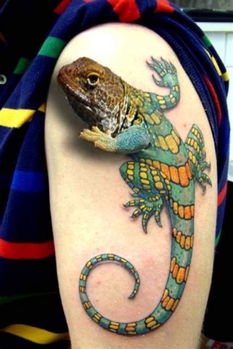 Lizard Tattoo Realistic