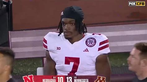 Nebraska QB Jeff Sims had heartbreaking reaction to loss