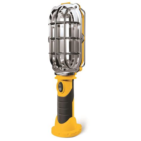 HANDY BRITE Ultra-Bright LED 8.35 in. Yellow Cordless Work Light Lamp ...