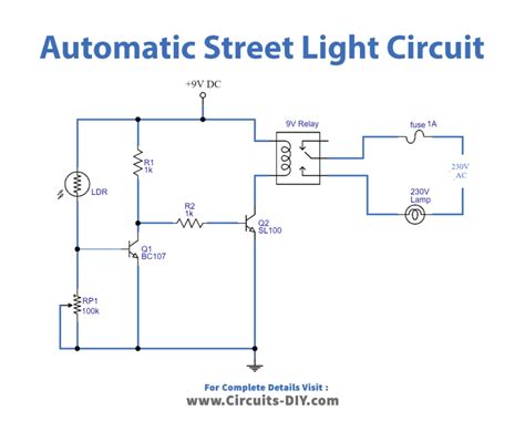 Automatic Street Light Circuit