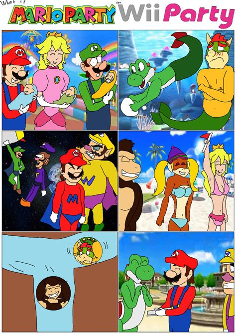 Mario Party meets Wii Party by SuperSaiyanCrash on DeviantArt