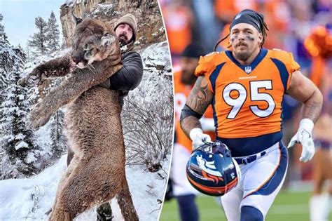 Ex-NFLer Derek Wolfe kills massive mountain lion