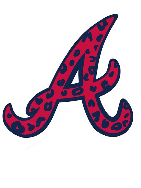 Braves SVG Leopard Print Png Atlanta - Etsy