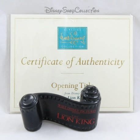 WDCC DISNEY film reel figure The Lion King Opening Title movie...