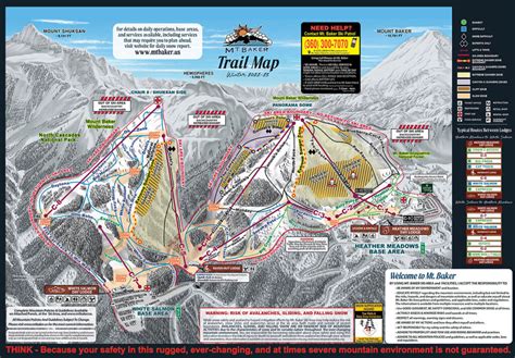 Trail Map - Mt. Baker Ski Area