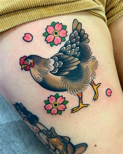 43++ Chicken tattoo info