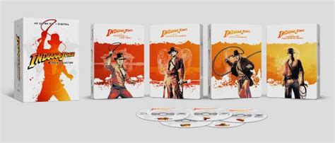 Best Buy: Indiana Jones 4-Movie Collection [SteelBook] [Includes Digital Copy] [4K Ultra HD Blu-ray]