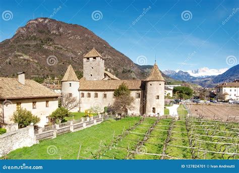 Castle of Bolzano, Italy stock image. Image of bozen - 127824701