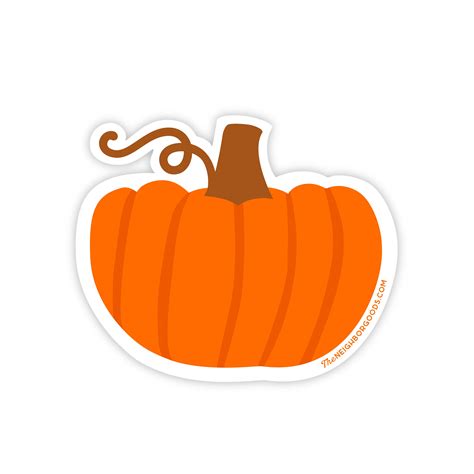 Pumpkin Sticker - The Neighborgoods