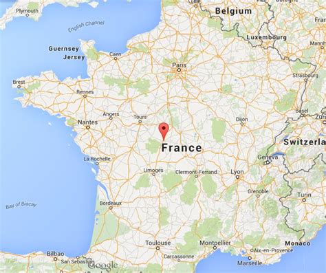 Where is Chateauroux on map France