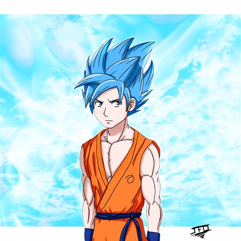 Dragon Ball Z - Goku Super Saiyan Blue by LordBlackTiger666 on DeviantArt