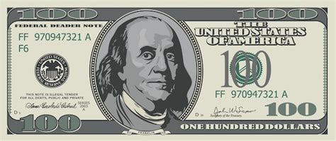 100 Dollar Bill Vector