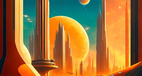 Default a painting of a futuristic city with skysc by Thekobs on DeviantArt