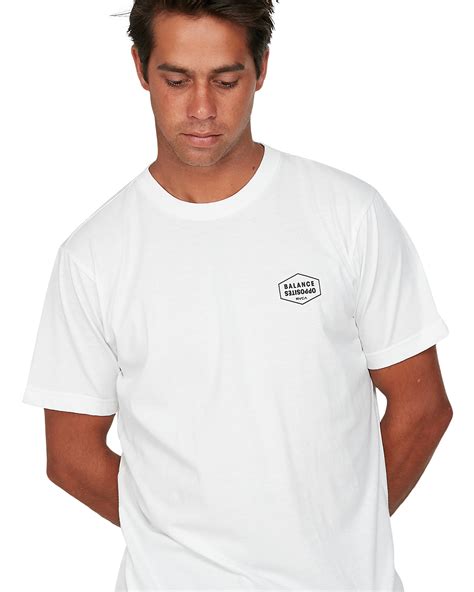 Rvca Rvca Hex Ss Tee - White | SurfStitch