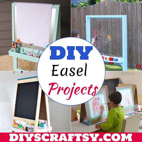 15 DIY Easel Projects For Painters - DIYsCraftsy