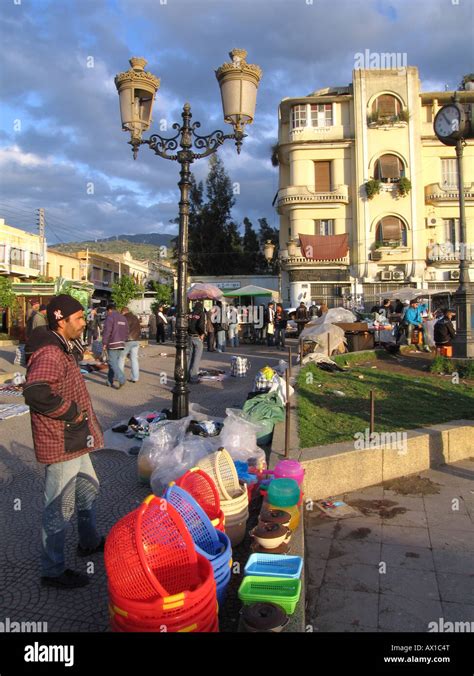 Street vendor on Place de la Liberté, Blida, Algeria Stock Photo - Alamy