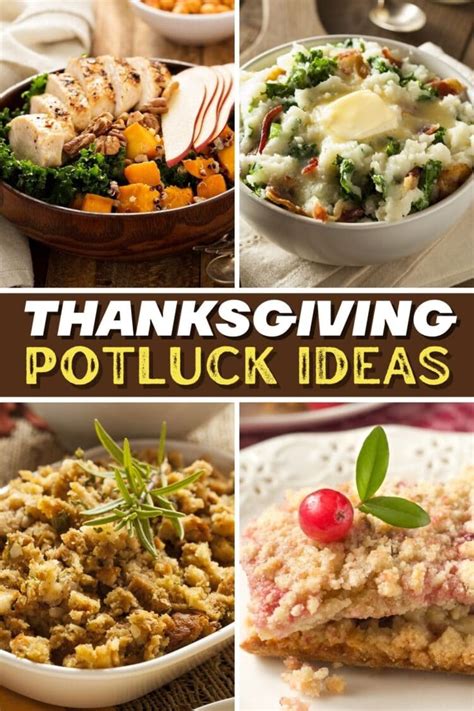 30 Easy Thanksgiving Potluck Ideas - Insanely Good