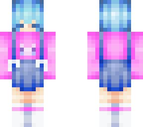 Pink Cat Girl | Minecraft Skins