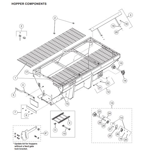 FISHER STEELCASTER GAS HOPPER SPREADER FACTORY GENUINE REPLACEMENT PART ...