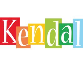 Kendal Logo | Name Logo Generator - Smoothie, Summer, Birthday, Kiddo, Colors Style