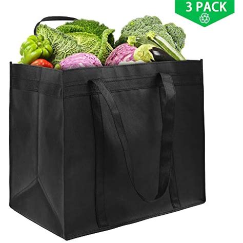 Awekris Extra Large Reusable Grocery Tote Bag, Heavy Duty Shopping With Handles, | eBay