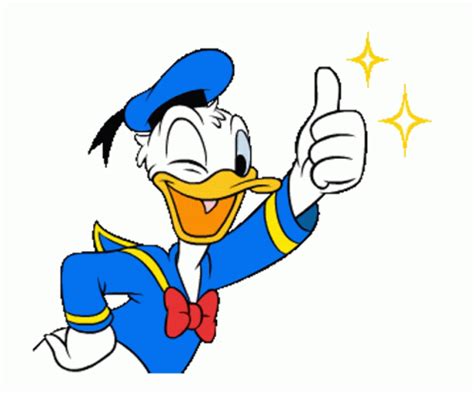 Donald Duck Wink GIF - Donald Duck Wink Thumbs Up - Descubre y comparte GIF