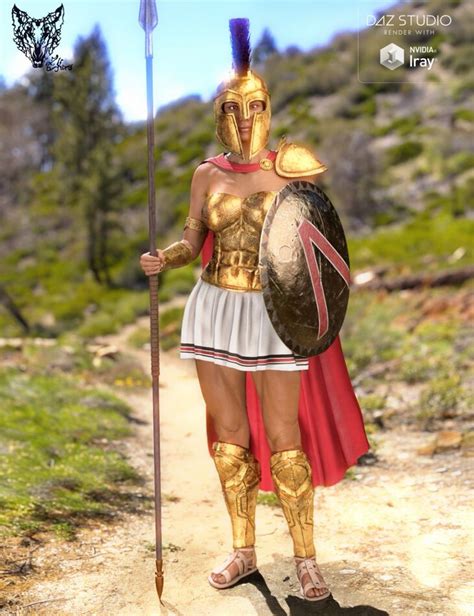 Spartan Armor for Genesis 3 and 8 Female(s) – Render-State