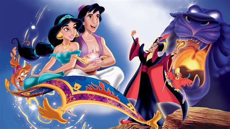 Download Iago (Aladdin) Jafar Princess Jasmine Aladdin Movie Aladdin (1992) HD Wallpaper