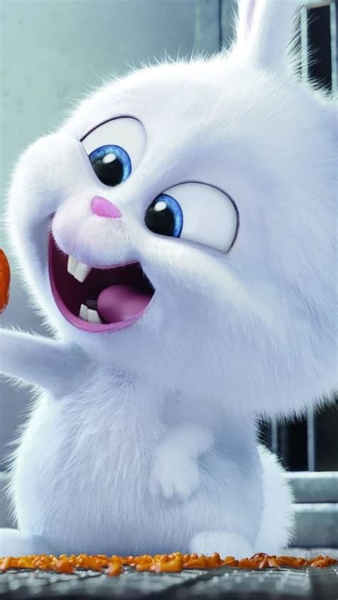 Snowball Rabbit, happy, rabbit, anime, HD phone wallpaper | Peakpx