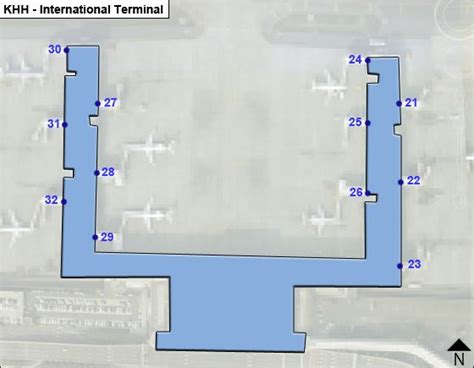 Kaohsiung Airport KHH Intl Terminal Map