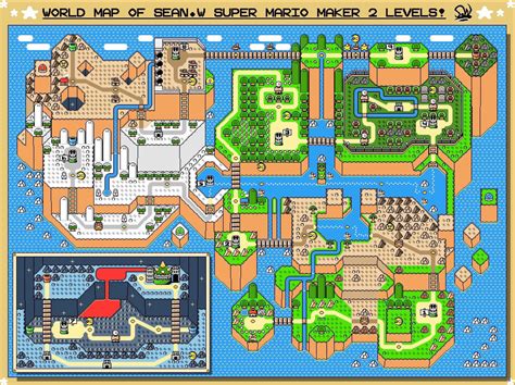 World Map of Sean.W Super Mario Maker 2 levels by SeanW120 on DeviantArt