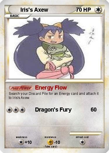 Pokémon Iris s Axew 1 1 - Energy Flow - My Pokemon Card