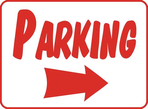 Parking Sign, Double sided, directional, 22"x14" – Pursell Manufacturing