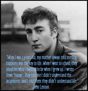 Quotes About Happiness John Lennon. QuotesGram