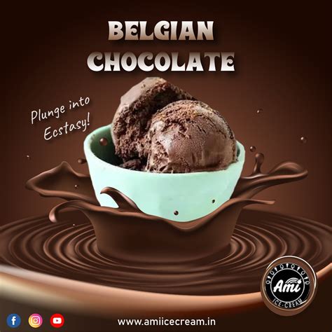 Belgian Chocolate (Low Calorie) - Ami Ice Cream