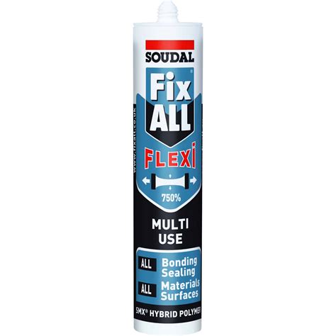 Soudal Fix ALL Flexi 290ml Box of 12 - Sealant Supplies Ltd