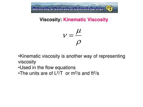 Kinematic viscosity of water - eggmokasin