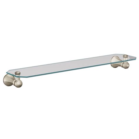 MOEN Vestige Brushed Nickel Glass Shelf | The Home Depot Canada