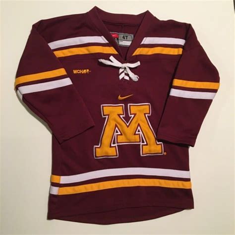 NIKE MN GOPHERS Toddler Hockey Jersey 4T on Mercari | Hockey jersey ...