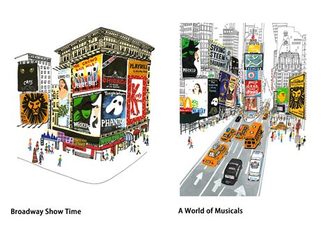 Broadway Musicals Art Print Broadway New York Original Fine - Etsy