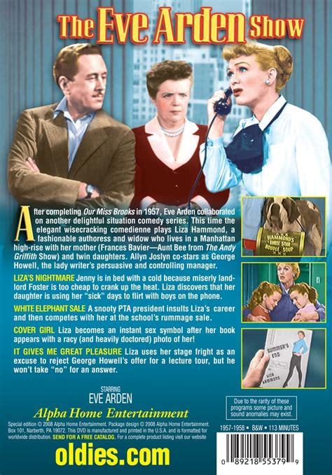 The Eve Arden Show - Volume 1 DVD-R (1957) - Television on - Alpha Video | OLDIES.com